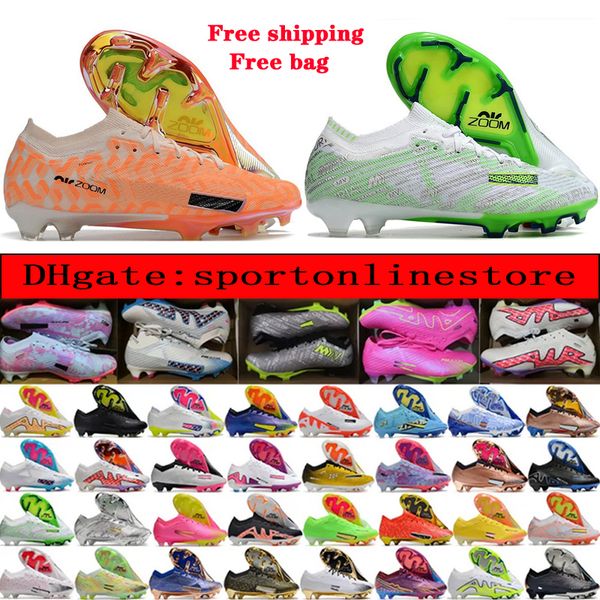 send bag quality soccer football boots zoom vapores 15 elite fg acc knit shoes mens mbappe leather 25th anniversary cr7 ronaldo training lit, Black
send bag quality soccer football boots zoom vapores 15 elite fg acc knit shoes mens mbappe leather 25th anniversary cr7 ronaldo training lit, Black