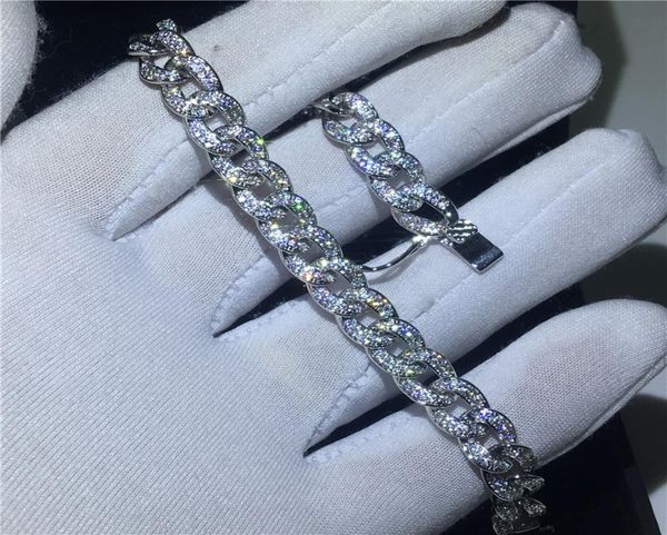 vecalon hiphop chian bracelet pave set 5a cubic zirconia white gold filled party wedding bracelet for women men rock jewelry6305312, Black
vecalon hiphop chian bracelet pave set 5a cubic zirconia white gold filled party wedding bracelet for women men rock jewelry6305312, Black