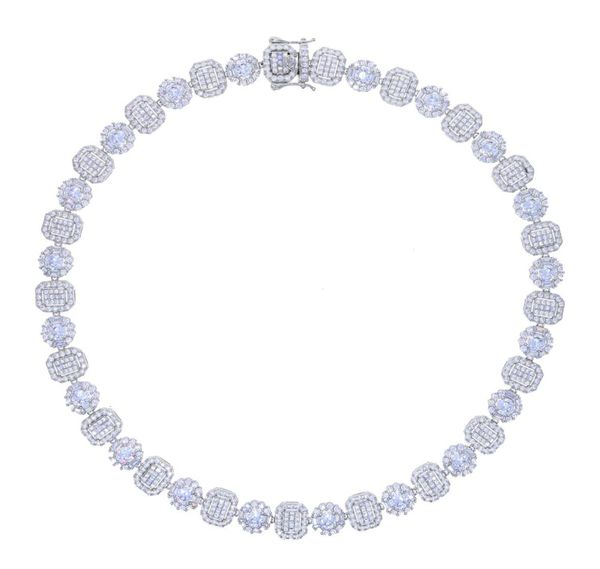 41cm goth chains tennis necklace zirconia stones chain necklaces for women engagement wedding party choker jewelry accessory hallo7920497, Silver
41cm goth chains tennis necklace zirconia stones chain necklaces for women engagement wedding party choker jewelry accessory hallo7920497, Silver
