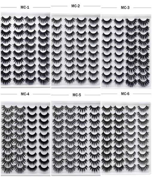 new 20 pairs 3d mink eyelashes pack faux mink lashes natural curly long eye lash extension full strip false eyelash set for makeup8823407
new 20 pairs 3d mink eyelashes pack faux mink lashes natural curly long eye lash extension full strip false eyelash set for makeup8823407