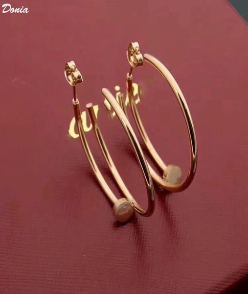 donia jewelry luxury stud european and american fashion nail titanium steel threecolor creative designer earring gift with box3526303, Golden;silver
donia jewelry luxury stud european and american fashion nail titanium steel threecolor creative designer earring gift with box3526303, Golden;silver