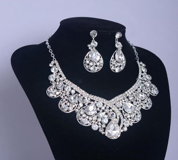 retro vintage designer water drop wedding jewelry clear austrian crystal rhinestone earrings necklace jewelry sets6735487, White
retro vintage designer water drop wedding jewelry clear austrian crystal rhinestone earrings necklace jewelry sets6735487, White