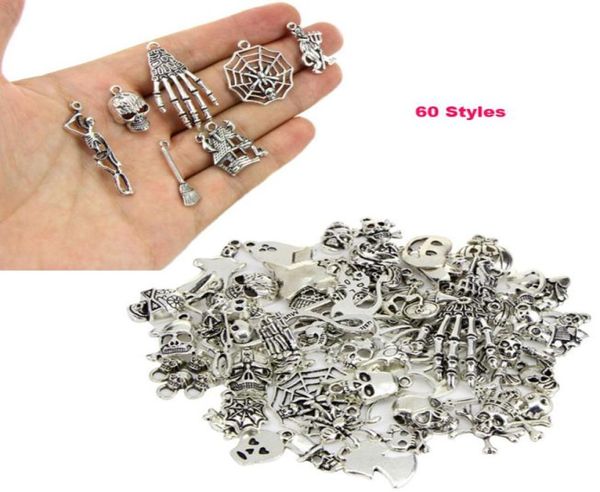 mixed 60 styles antique silver animal skull loose beads alloy charms for halloween diy jewelry european bracelet necklace accessor3646692, Black
mixed 60 styles antique silver animal skull loose beads alloy charms for halloween diy jewelry european bracelet necklace accessor3646692, Black