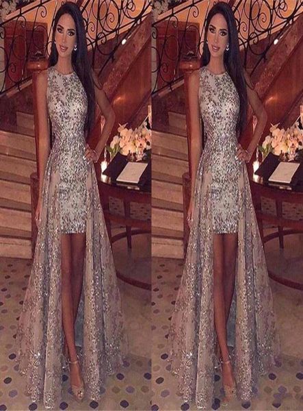 sparkly sequins sheath short prom dresses 2019 jewel neck sleeveless formal party evening gowns with detachable overskirts8371419, Black
sparkly sequins sheath short prom dresses 2019 jewel neck sleeveless formal party evening gowns with detachable overskirts8371419, Black