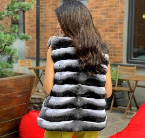 women039s fur faux ur 2021 real gilet natural rex chinchilla color waistcoat coat soft sleeveless fluffy warm short vest1303138, Black
women039s fur faux ur 2021 real gilet natural rex chinchilla color waistcoat coat soft sleeveless fluffy warm short vest1303138, Black