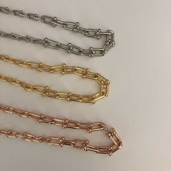 high version tiffay s925 sterling silver horseshoe buckle inlaid with diamond thick chain necklace female ins gold versatile u-shaped clavic, Black
high version tiffay s925 sterling silver horseshoe buckle inlaid with diamond thick chain necklace female ins gold versatile u-shaped clavic, Black