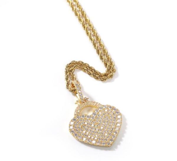 hip hop personalized zircon love lock pendant necklaces for men women luxury designer mens bling diamond gold chain necklace jewel6114895, Silver
hip hop personalized zircon love lock pendant necklaces for men women luxury designer mens bling diamond gold chain necklace jewel6114895, Silver