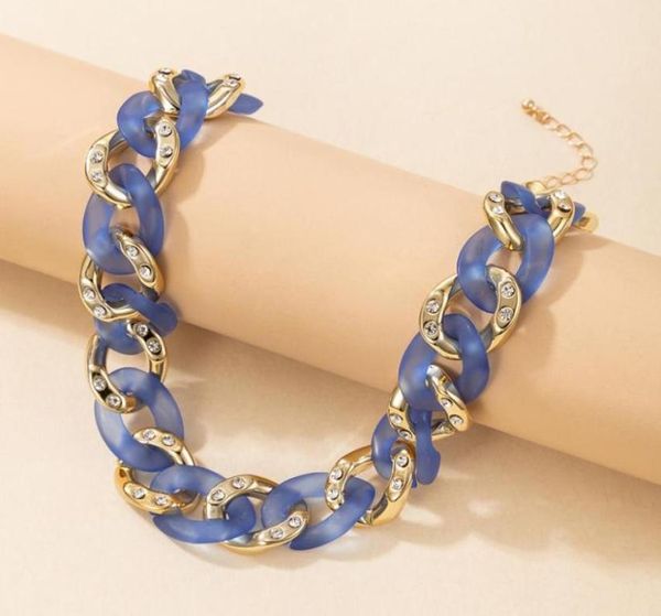 pendant necklaces punk colorful acrylic resin chain clavicle necklace for women 2021 fashion clear crystal nacklace ladies j2916508, Silver
pendant necklaces punk colorful acrylic resin chain clavicle necklace for women 2021 fashion clear crystal nacklace ladies j2916508, Silver