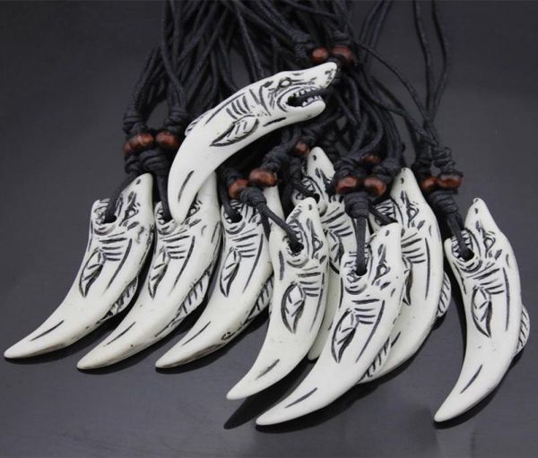 whole 12pcs faux yak bone resin carved white shark tooth pendants choker necklaces for men women surf gifts mn1437542567, Silver
whole 12pcs faux yak bone resin carved white shark tooth pendants choker necklaces for men women surf gifts mn1437542567, Silver