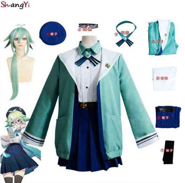 game genshin impact cosplay costume cute oneplus sucrose genshin impact cosplay cute jk uniform full set of wig glasses h2208011171592, Black;red
game genshin impact cosplay costume cute oneplus sucrose genshin impact cosplay cute jk uniform full set of wig glasses h2208011171592, Black;red