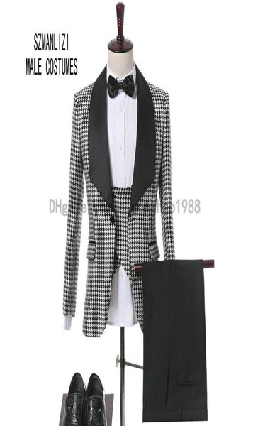 new arrival 2018 italian design 3 pieces slim fit plaid formal suit wear groom tuxedos groomsmen men wedding dinner party suit bri6451936, Black;gray
new arrival 2018 italian design 3 pieces slim fit plaid formal suit wear groom tuxedos groomsmen men wedding dinner party suit bri6451936, Black;gray