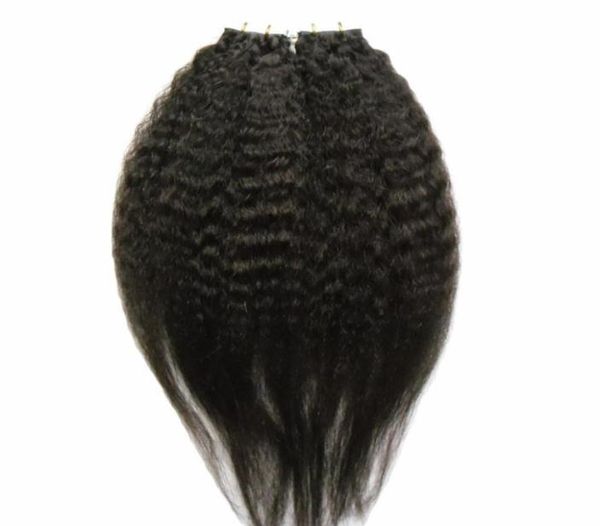 kinky straight tape in brazilian human hair extensions 100g coarse yaki pu skin weft tape in on hair extensions 18quot 20quot5153783, Black
kinky straight tape in brazilian human hair extensions 100g coarse yaki pu skin weft tape in on hair extensions 18quot 20quot5153783, Black