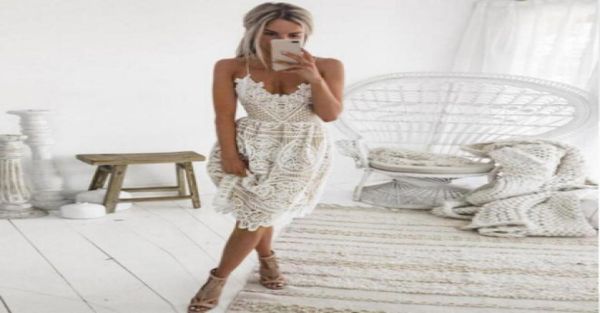 party dress women summer deep v neck backless lace dresses fashion sleeveless halter bandage midi dress6005735, Black;gray
party dress women summer deep v neck backless lace dresses fashion sleeveless halter bandage midi dress6005735, Black;gray