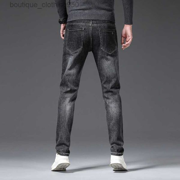designer summer jeans for men lvjia spring/summer new jeans men's clothing european elastic slim fit small straight sleeve seasonal den, Blue
designer summer jeans for men lvjia spring/summer new jeans men's clothing european elastic slim fit small straight sleeve seasonal den, Blue