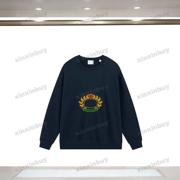 xinxinbuy men women designer sweatshirt hoodie oak leaf embroidery pattern letter sweater blue black khaki s-2xl, Black;brown
xinxinbuy men women designer sweatshirt hoodie oak leaf embroidery pattern letter sweater blue black khaki s-2xl, Black;brown