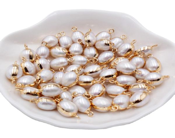 baroque oval loose beads gilt copper edging connector diy pearls for jewelry making7811168
baroque oval loose beads gilt copper edging connector diy pearls for jewelry making7811168