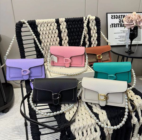 designer tabby bag pearl chain shoulder bag baguette bag genuine leather flap crossbody bag clutch purse pochrtte wallets multiple colors
designer tabby bag pearl chain shoulder bag baguette bag genuine leather flap crossbody bag clutch purse pochrtte wallets multiple colors