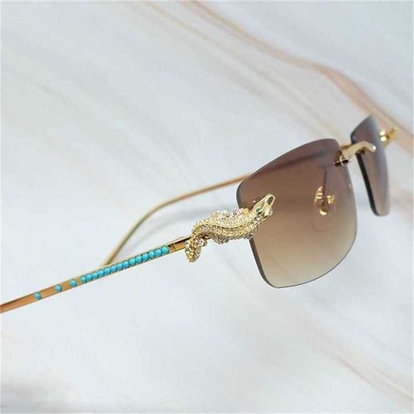 48% off luxury golden corcodile rimless carter glasses frame rhinestone sunglass women blue brand designer menkajia new, White;black
48% off luxury golden corcodile rimless carter glasses frame rhinestone sunglass women blue brand designer menkajia new, White;black
