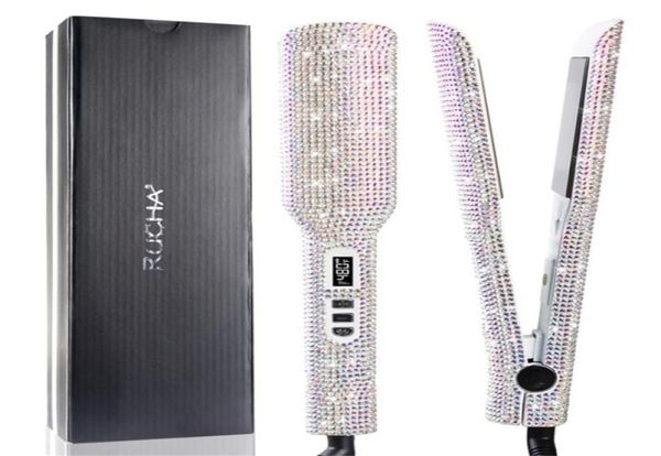 flat iron hair straightener professional dual voltage straightening irons lcd display 2 inch plate 2206064909807, Black
flat iron hair straightener professional dual voltage straightening irons lcd display 2 inch plate 2206064909807, Black