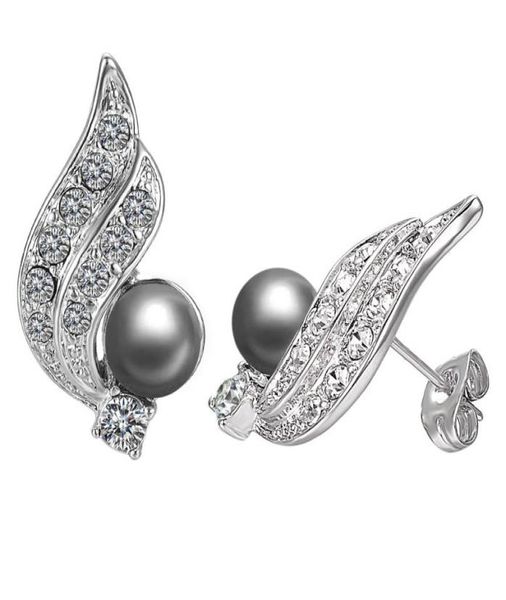yoursfs 6 pairsset zircon feather black pearl stud earrings woman fashion jewelry 18k gold plated8852998, Golden;silver
yoursfs 6 pairsset zircon feather black pearl stud earrings woman fashion jewelry 18k gold plated8852998, Golden;silver