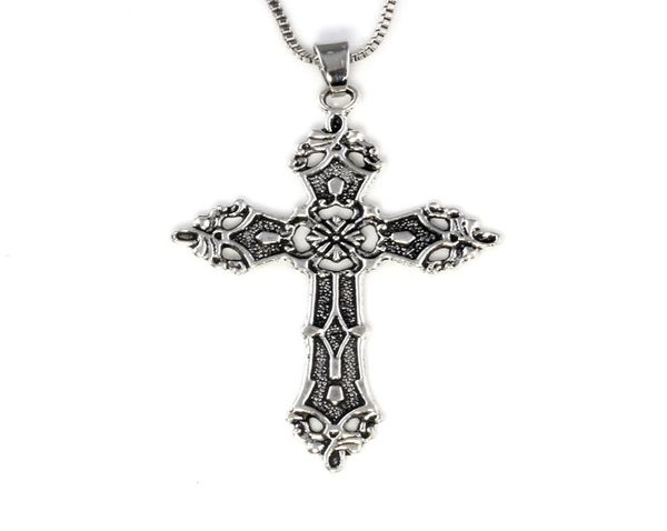 20pcs vintage cross pendant necklace men women long chain gothic jewelry accessories1609256, Silver
20pcs vintage cross pendant necklace men women long chain gothic jewelry accessories1609256, Silver