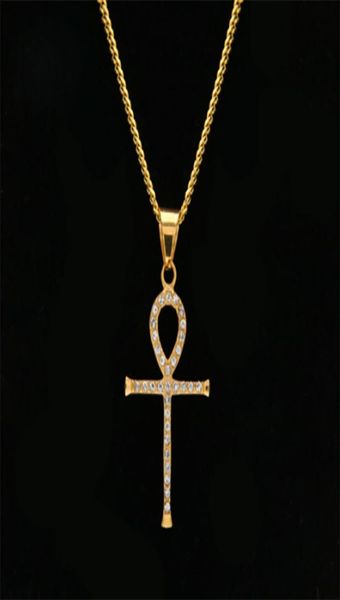 real gold plated ankh egyptian pendant necklace bling bling rhinestone crystal key to life egypt cross necklace cuban chain hip ho6020310, Silver
real gold plated ankh egyptian pendant necklace bling bling rhinestone crystal key to life egypt cross necklace cuban chain hip ho6020310, Silver