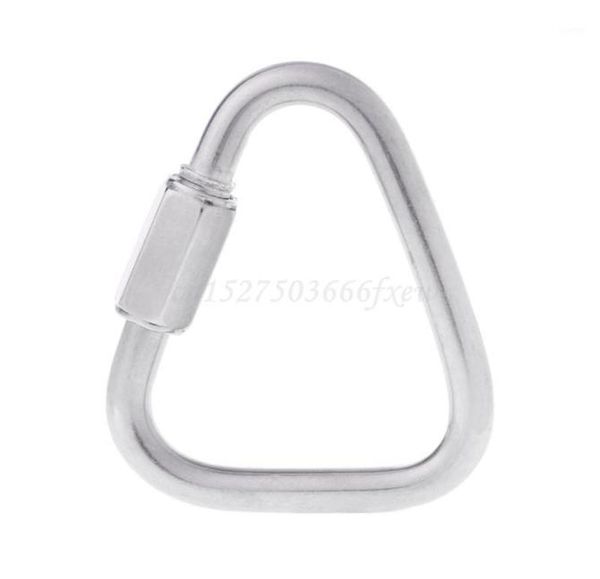 stainless steel screw lock triangle carabiner climbing gear safety snap hook cords slings and webbing11721338
stainless steel screw lock triangle carabiner climbing gear safety snap hook cords slings and webbing11721338
