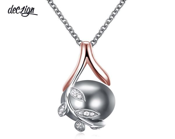 deczign drop charms pendants rose gold plate pave grey pearl cubic zircon crystal jewelry pendant necklace for women wp65373725, Silver
deczign drop charms pendants rose gold plate pave grey pearl cubic zircon crystal jewelry pendant necklace for women wp65373725, Silver