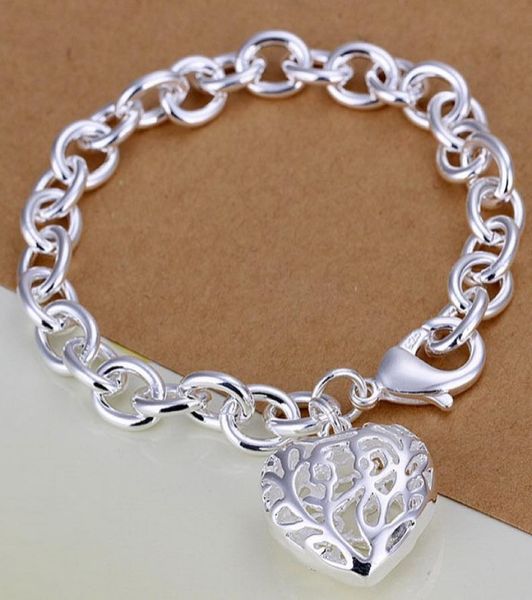 2015 korea fashion very popular women039s hollow out 925 sterling silver bracelet with heart pendant 1pc1556472, Black
2015 korea fashion very popular women039s hollow out 925 sterling silver bracelet with heart pendant 1pc1556472, Black