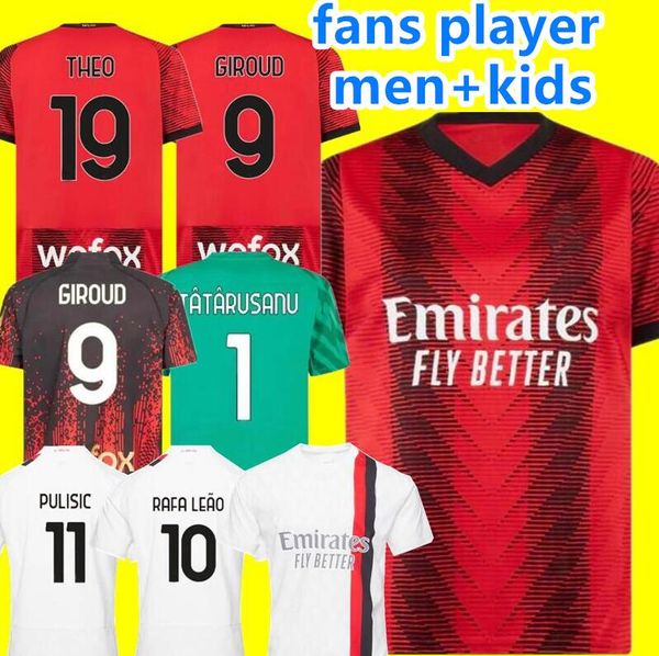 23/24 ac milans ibrahimovic giroud soccer jerseys 2023 away pulisic theo tonali 4th shirt romagnoli rafa leao s.castillejo kessie saelemaeke, Black;yellow
23/24 ac milans ibrahimovic giroud soccer jerseys 2023 away pulisic theo tonali 4th shirt romagnoli rafa leao s.castillejo kessie saelemaeke, Black;yellow