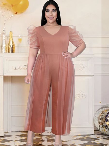 women's plus size jumpsuits rompers bodycon jumpsuit women v neck short sleeve high waist wide leg pants overalls 4xl 5xl office evenin, Black
women's plus size jumpsuits rompers bodycon jumpsuit women v neck short sleeve high waist wide leg pants overalls 4xl 5xl office evenin, Black
