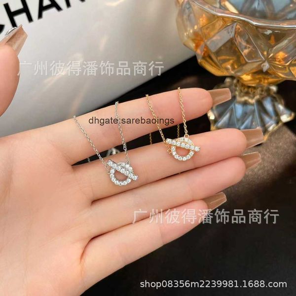aher mas designer luxury nacklace high version pig nose h family necklace women's h letter plating 18k rose gold premium feel collar ch, Silver
aher mas designer luxury nacklace high version pig nose h family necklace women's h letter plating 18k rose gold premium feel collar ch, Silver