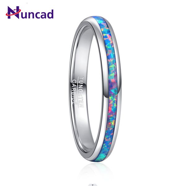 wedding rings nuncad 3mm tungsten carbide ring steel color dome polished inlaid pink blue opal women's ring wedding gift wholesale 2307, Slivery;golden
wedding rings nuncad 3mm tungsten carbide ring steel color dome polished inlaid pink blue opal women's ring wedding gift wholesale 2307, Slivery;golden