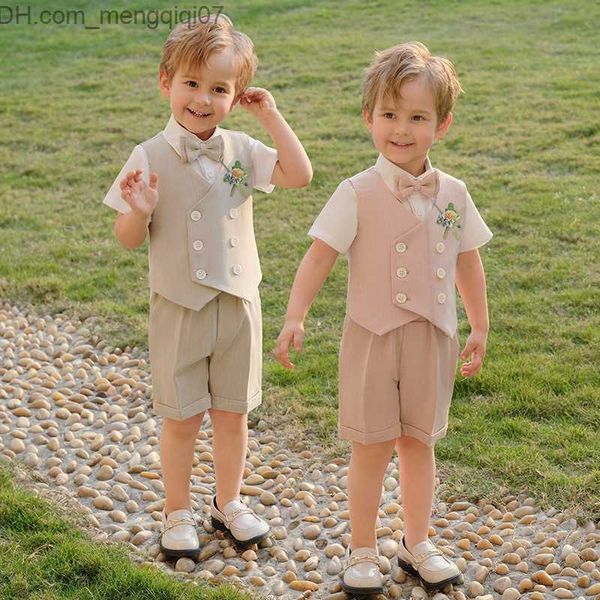 clothing sets children's summer vest set korean boy vest shorts bow floral clothing baby clothing children's wedding birthday part, White
clothing sets children's summer vest set korean boy vest shorts bow floral clothing baby clothing children's wedding birthday part, White