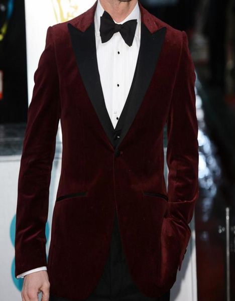 burgundy velvet groom tuxedos for wedding wear three piece black peaked lapel one button business prom men suits jacket black vest1170100, Black;gray
burgundy velvet groom tuxedos for wedding wear three piece black peaked lapel one button business prom men suits jacket black vest1170100, Black;gray