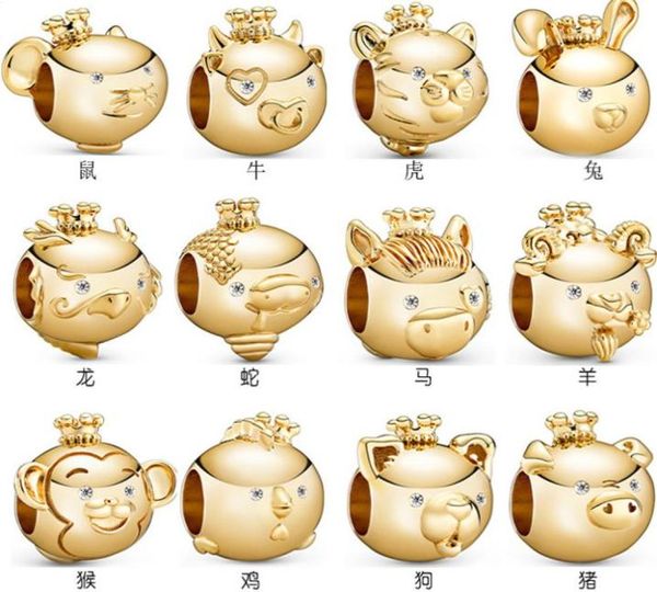 fits sterling silver bracelet boy girl zodiac golden beads new year gift beads charms for european charm chain fashion diy jewelry1172765, Black
fits sterling silver bracelet boy girl zodiac golden beads new year gift beads charms for european charm chain fashion diy jewelry1172765, Black