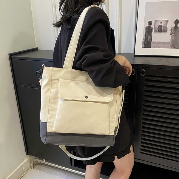 one shoulder commuter canvas bag ins student classroom large capacity small crowd crossbody bag contrast color girl tote bag
one shoulder commuter canvas bag ins student classroom large capacity small crowd crossbody bag contrast color girl tote bag