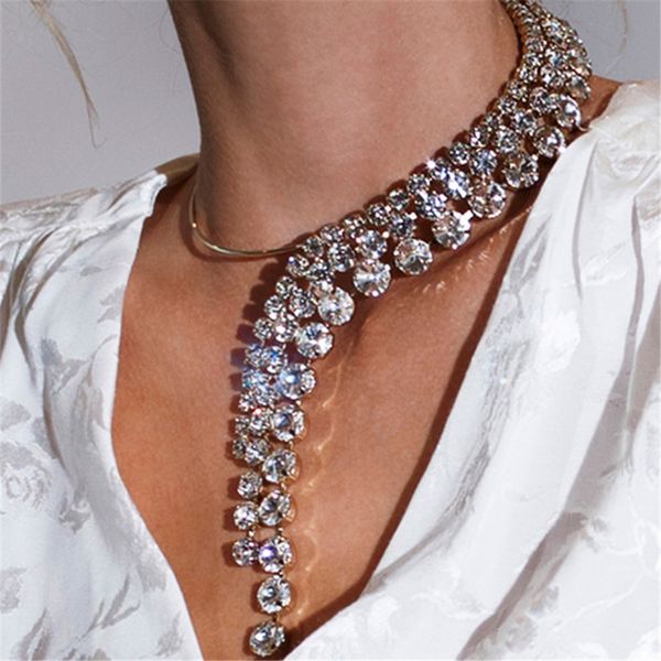pendant necklaces novelly multi layer long tassel chain choker necklace wedding jewelry for women crystal round collar torques 230427, Silver
pendant necklaces novelly multi layer long tassel chain choker necklace wedding jewelry for women crystal round collar torques 230427, Silver