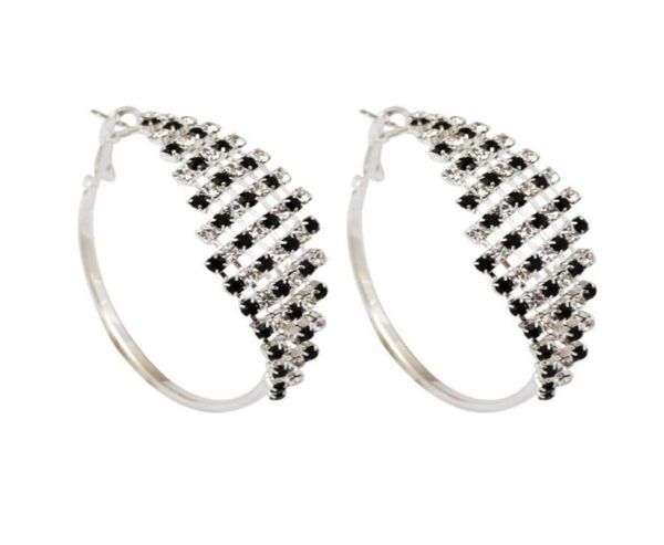 new fashion clear black white rhinstone crystal circel hoop earrings nightclub hoop earring for women lt24538037, Golden;silver
new fashion clear black white rhinstone crystal circel hoop earrings nightclub hoop earring for women lt24538037, Golden;silver
