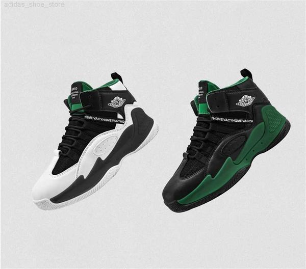 men's spring new high-sports basketball students training wear-resistant fashion casual men's trend running shoes, Black
men's spring new high-sports basketball students training wear-resistant fashion casual men's trend running shoes, Black