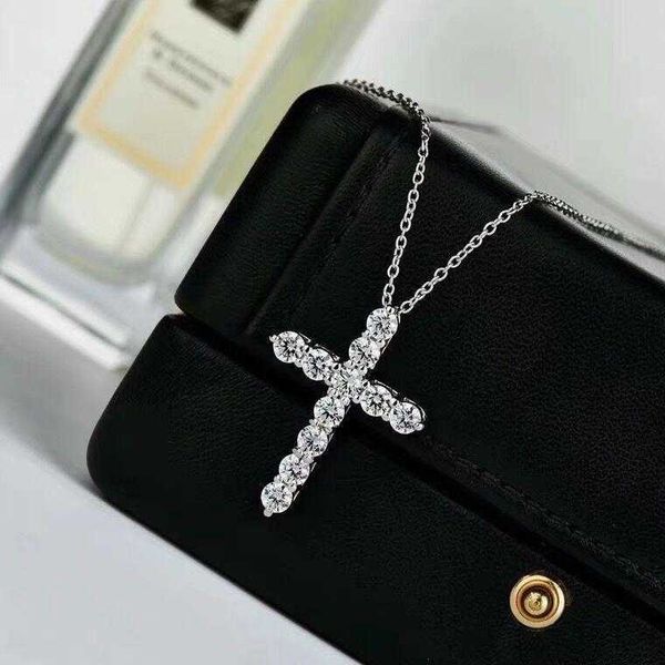 high version tiffay cross necklace 925 sterling silver plated 18k goldie star pendant collar chain, Black
high version tiffay cross necklace 925 sterling silver plated 18k goldie star pendant collar chain, Black