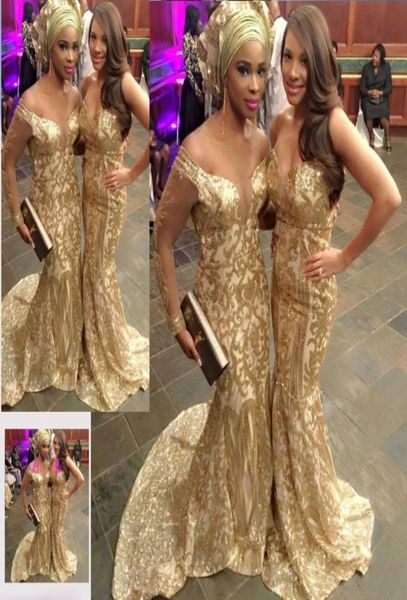 stunning golden sequins prom dress 2017 fashion asoebi styles long evening dress custom made mermaid charming celebrity part8042192, Black
stunning golden sequins prom dress 2017 fashion asoebi styles long evening dress custom made mermaid charming celebrity part8042192, Black