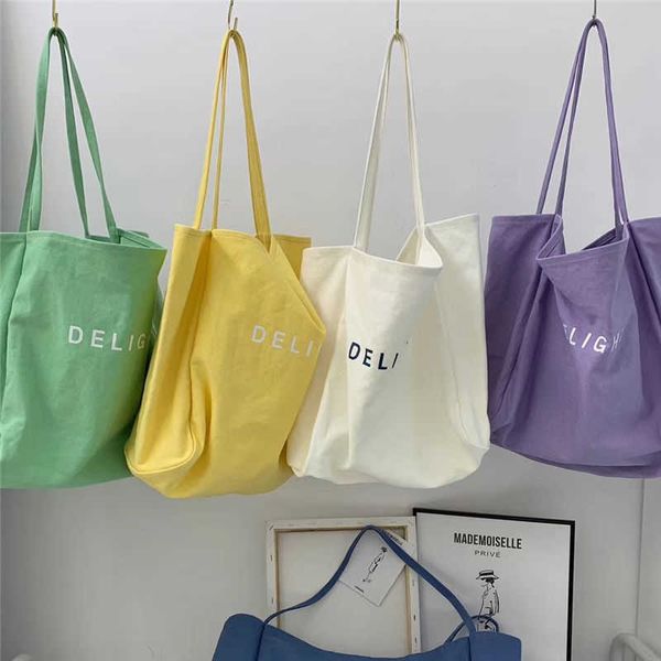 simple and high capacity canvas bag for women new summer versatile trend student fashion one shoulder handheld tote bag
simple and high capacity canvas bag for women new summer versatile trend student fashion one shoulder handheld tote bag