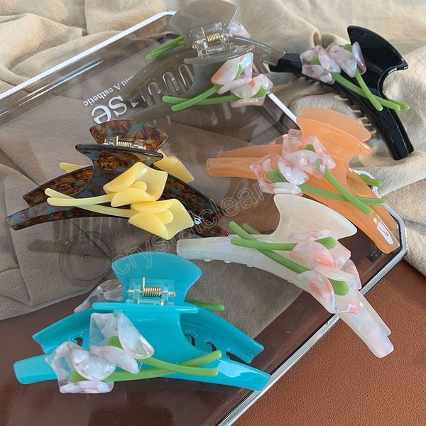 light luxury design original calla lily acetic acid hair clip 11cm three-dimensional double sided flower ponytail clips for women, Slivery;white
light luxury design original calla lily acetic acid hair clip 11cm three-dimensional double sided flower ponytail clips for women, Slivery;white