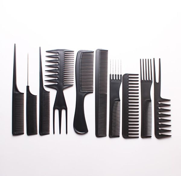 10pcsset professional hair brush comb salon barber antistatic hair combs hairbrush hairdressing combs hair care styling tools6641609, Silver
10pcsset professional hair brush comb salon barber antistatic hair combs hairbrush hairdressing combs hair care styling tools6641609, Silver