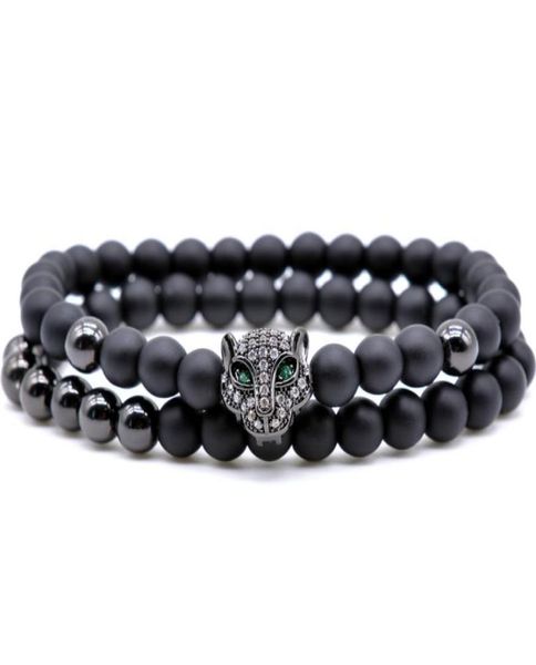 charm leopard head two in one bracelet strands 6 mm black natural agate beads sin bead man du jinzhu9182215
charm leopard head two in one bracelet strands 6 mm black natural agate beads sin bead man du jinzhu9182215