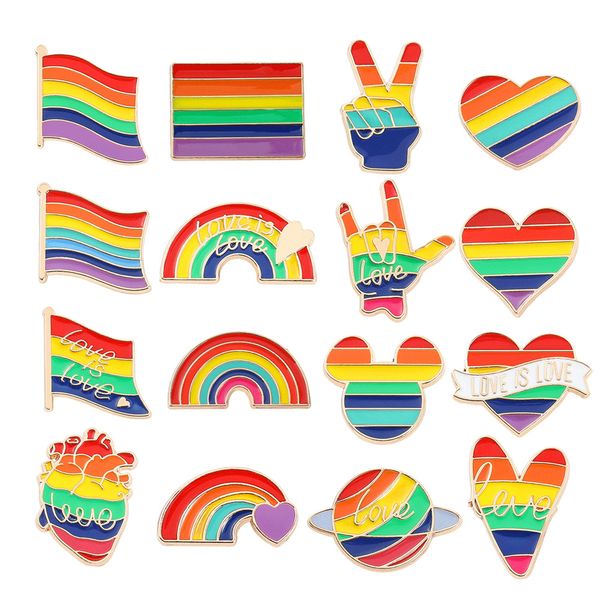 fashion rainbow heart flag brooch pins love letter brooches for women men durable alloy lapel badge backpack hats shirt clothes decoration a, Gray
fashion rainbow heart flag brooch pins love letter brooches for women men durable alloy lapel badge backpack hats shirt clothes decoration a, Gray