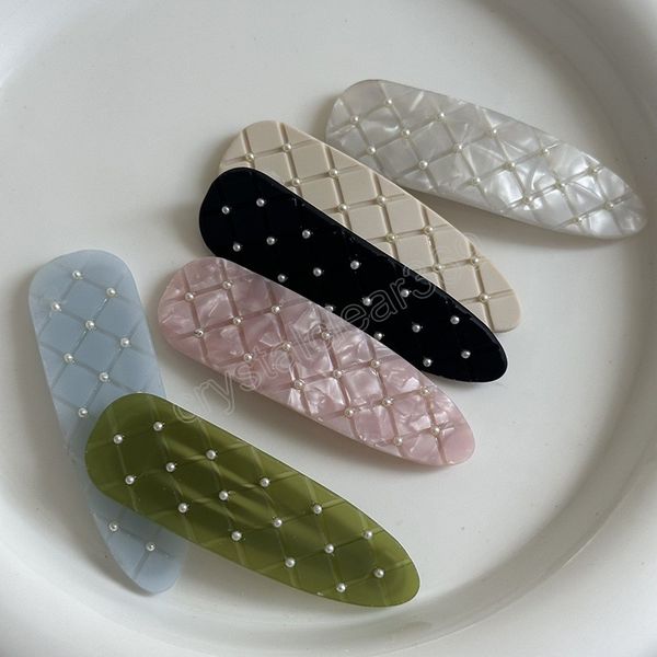 korean plaid small pearl water drop duckbill clip exquisite hair clip for women girls bang clip accessories, Slivery;white
korean plaid small pearl water drop duckbill clip exquisite hair clip for women girls bang clip accessories, Slivery;white