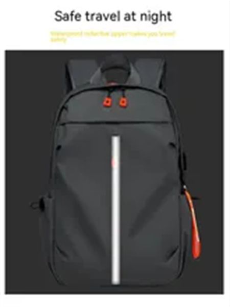 fashion men backpack reflective design school bag for boys trendy headphone hole travel bags waterproof large capacity bookbags a1, Black
fashion men backpack reflective design school bag for boys trendy headphone hole travel bags waterproof large capacity bookbags a1, Black