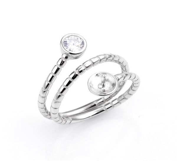 shaped ring pearl settings with zircon jewelry bijoux 925 sterling silver rings base diy findings 5 pieces3641429, Slivery;crystal
shaped ring pearl settings with zircon jewelry bijoux 925 sterling silver rings base diy findings 5 pieces3641429, Slivery;crystal